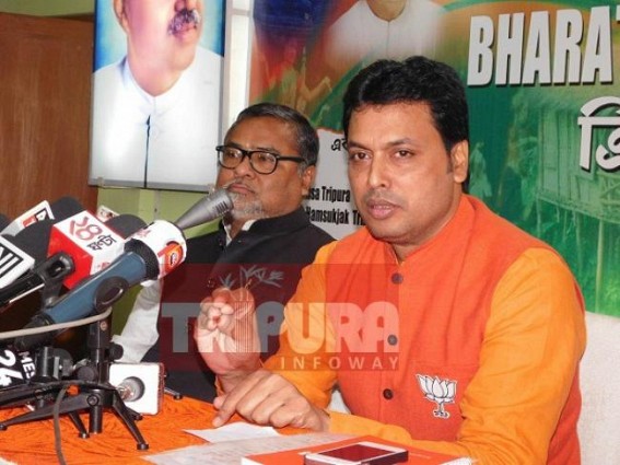 'BJP is strictly against Tipraland & will be against Tipraland forever' : Biplab